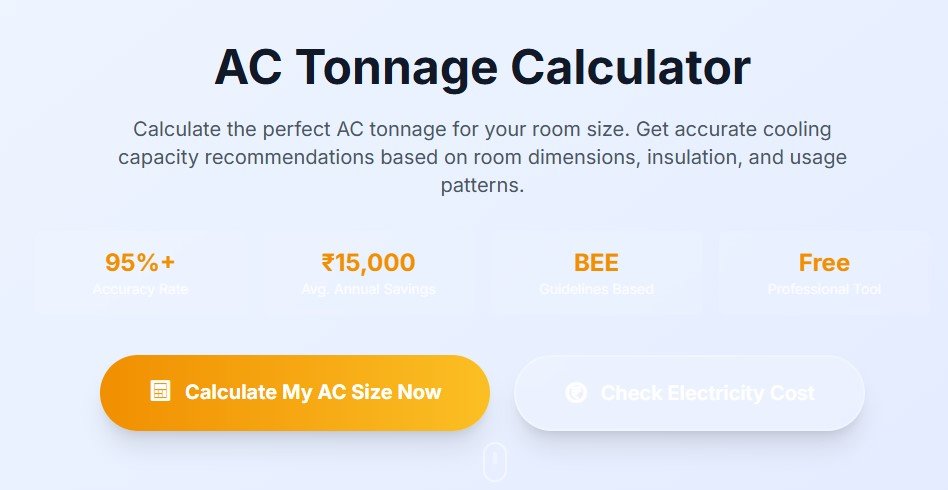 AC Tonnage Calculator